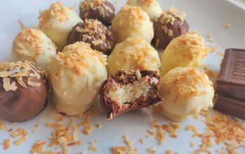 3-Ingredients Chocolate Coconut Balls (No-Bake Recipe)