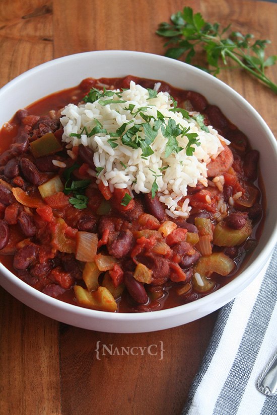 red beans and rice chili