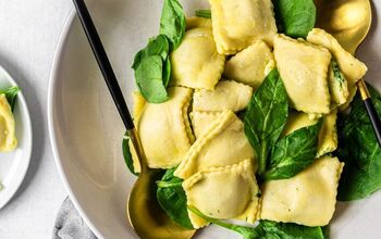 Homemade Spinach Ravioli - Gluten Free and Low FODMAP Friendly