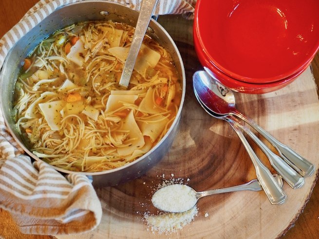 s 12 savory chicken soup recipes to keep you cozy all winter, Old Fashioned Chicken Noodle Soup