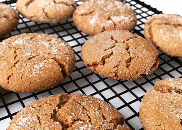 soft chewy ginger cookies
