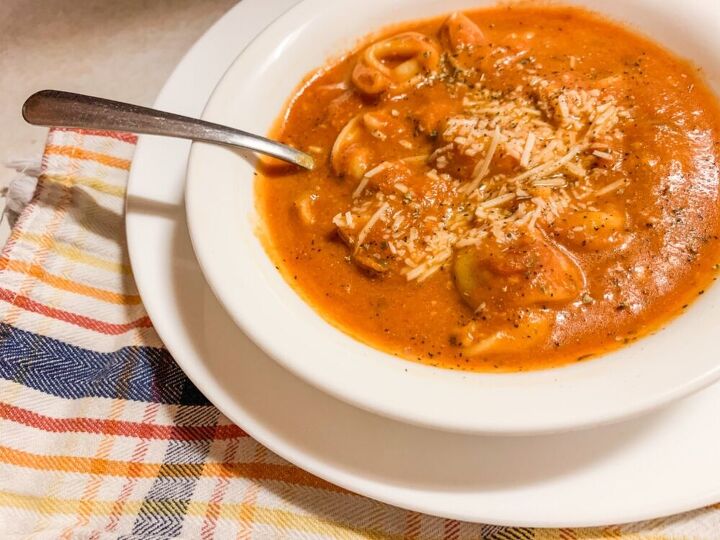 instant pot tomato basil tortellini soup