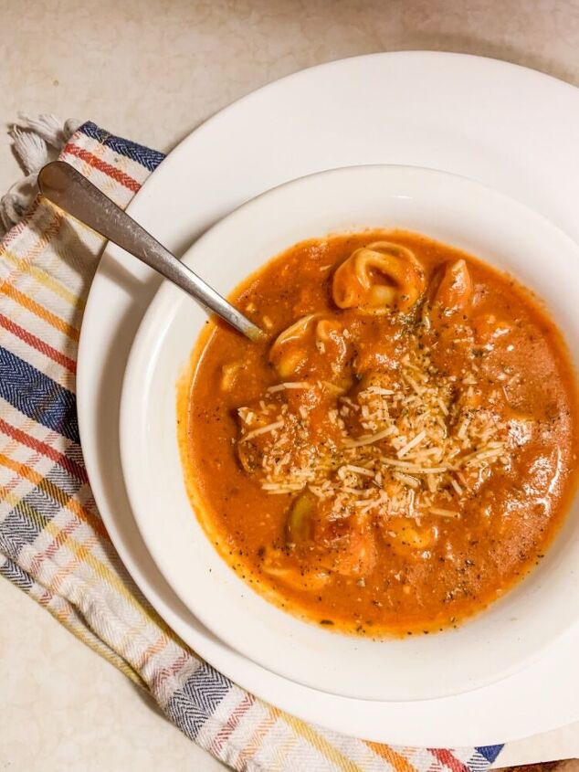 instant pot tomato basil tortellini soup