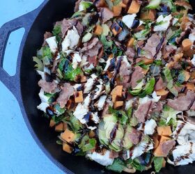 s 12 non intimidating ways to serve brussels sprouts, Ultimate Fall Skillet