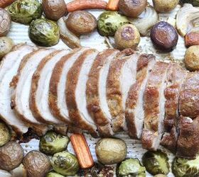 s 12 non intimidating ways to serve brussels sprouts, Easy Pork Roast With Vegetables