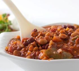 s 12 delicious turkey recipes without cooking a whole bird, Hearty One Pot Turkey Chili