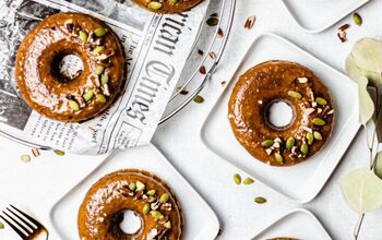 Easy, Healthy, Paleo Pumpkin Pancake Donuts