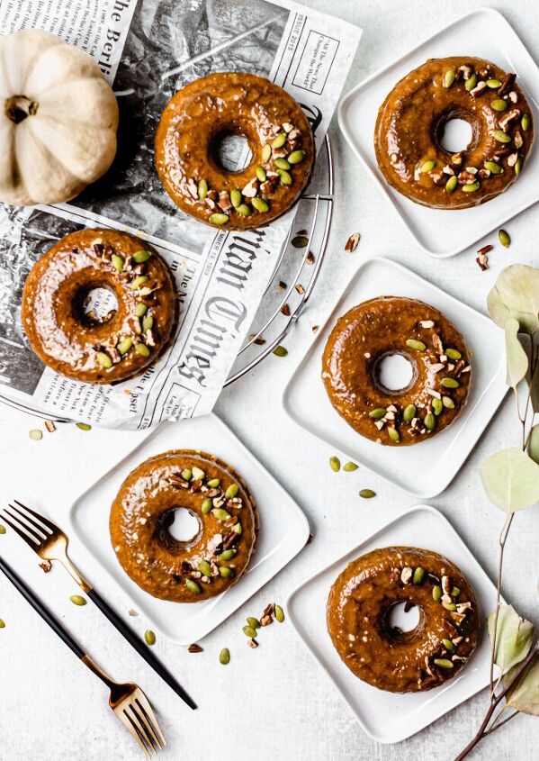 easy healthy paleo pumpkin pancake donuts