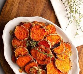 Herb & Parmesan Crusted Sweet Potatoes
