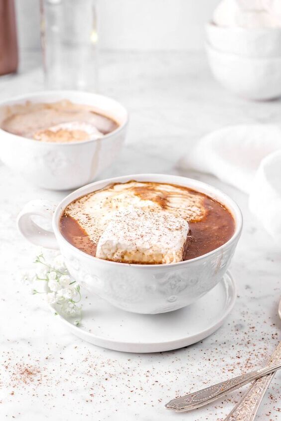 creamy double chocolate hot cocoa
