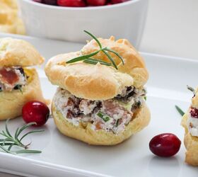 Cranberry-Cream Cheese and Bacon Puffs
