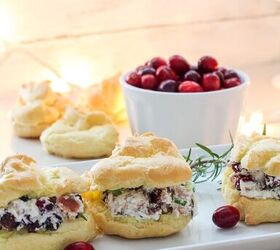 cranberry cream cheese and bacon puffs