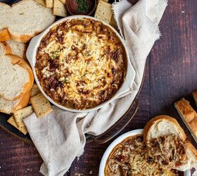 Caramelized Onion Bacon and Gruyere Dip