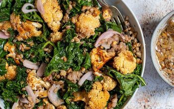 Cauliflower Kale and Farro Salad