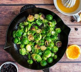 orange roasted brussels sprouts