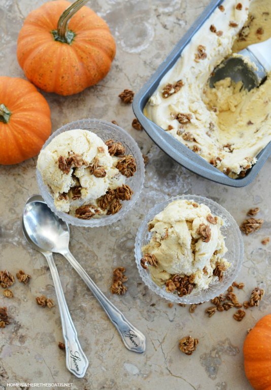 s 18 fun fall desserts for thanksgiving that aren t pie, Pumpkin Spice No Churn Ice Cream