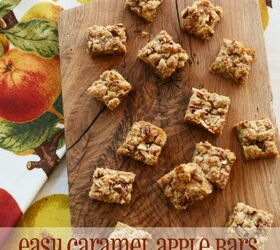 s 18 fun fall desserts for thanksgiving that aren t pie, Easy Caramel Apple Bars
