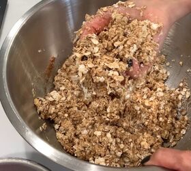 sourdough discard chunky granola