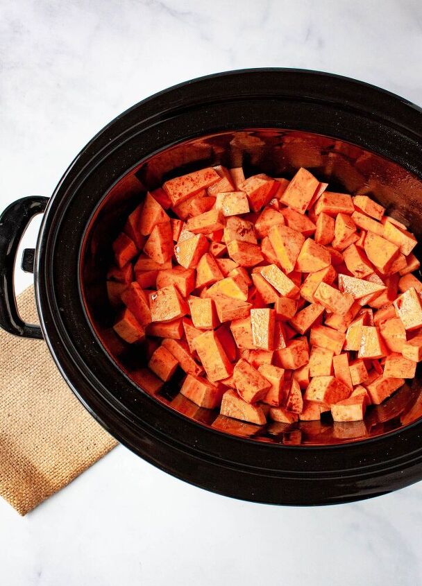 slow cooker vegan sweet potato casserole