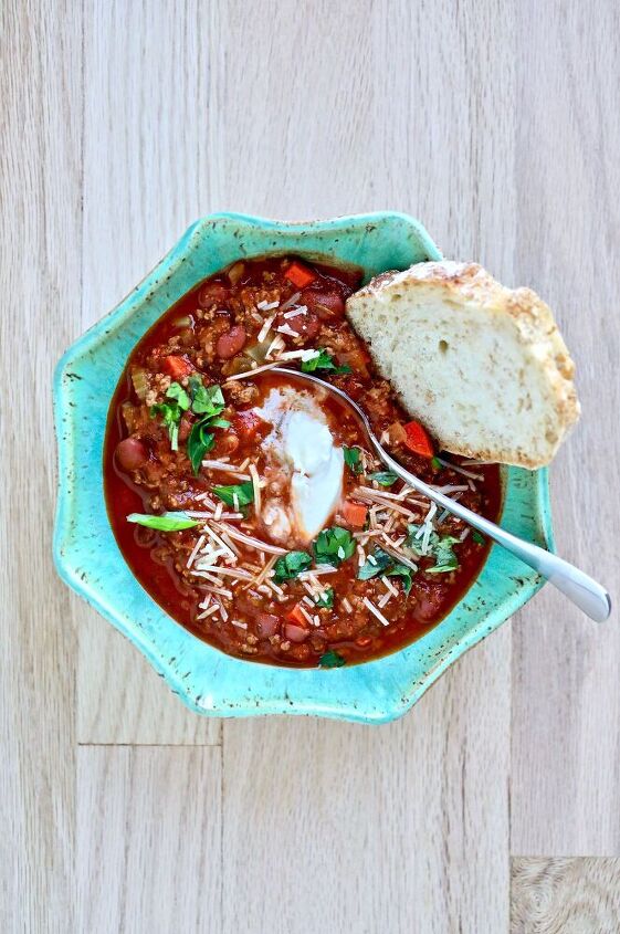 italian chili is a hearty and comforting meal