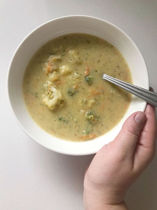 cheesy vegetable soup
