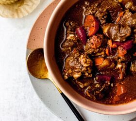 low fodmap friendly beef stew adapted from the flexible chef