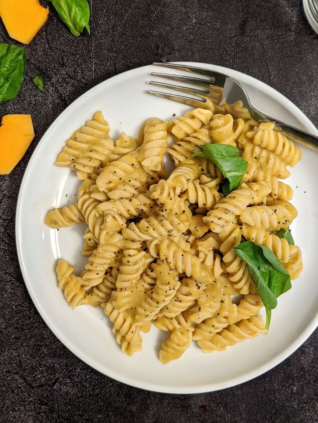 s 15 fabulous fall dishes that feature butternut squash, Cream less Creamy Butternut Squash Pasta
