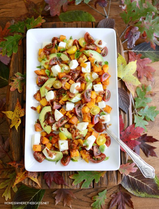 s 15 fabulous fall dishes that feature butternut squash, Butternut Caprese Salad