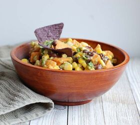s 31 fun snacks and dishes to serve your team on game day, Easy Southwest Sweet Potato Black Bean Dip