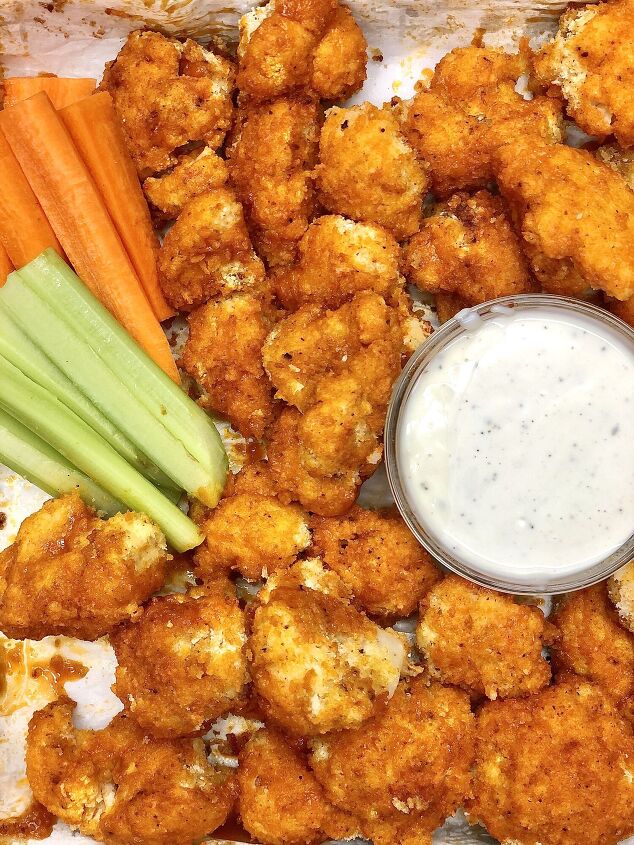 s 31 fun snacks and dishes to serve your team on game day, Buffalo Cauliflower