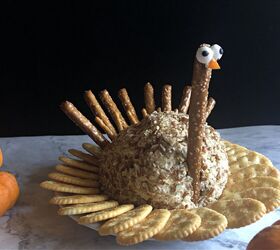 s 31 fun snacks and dishes to serve your team on game day, Turkey Cheese Ball