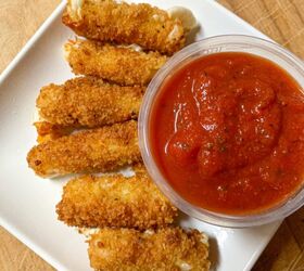 s 31 fun snacks and dishes to serve your team on game day, Homemade Deep Fried Mozzarella Sticks