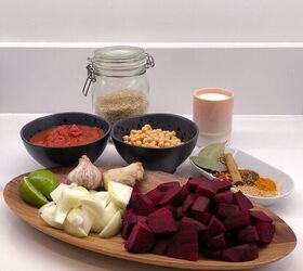 beetroot and chickpea curry