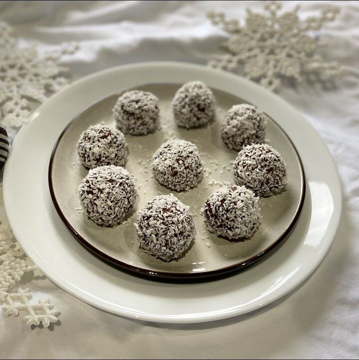 chocolate coconut rum balls