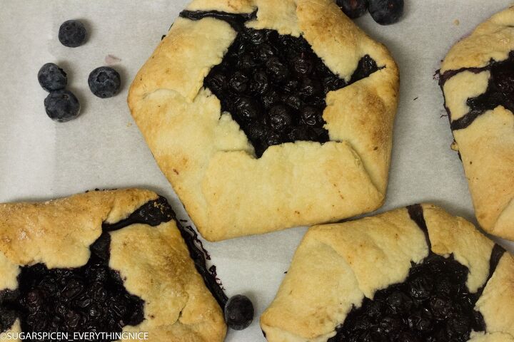 s 18 mini desserts that ll convince you to skip the pie this year, Mini Blueberry Galette