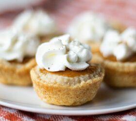 s 18 mini desserts that ll convince you to skip the pie this year, Mini Bourbon Sweet Potato Pies