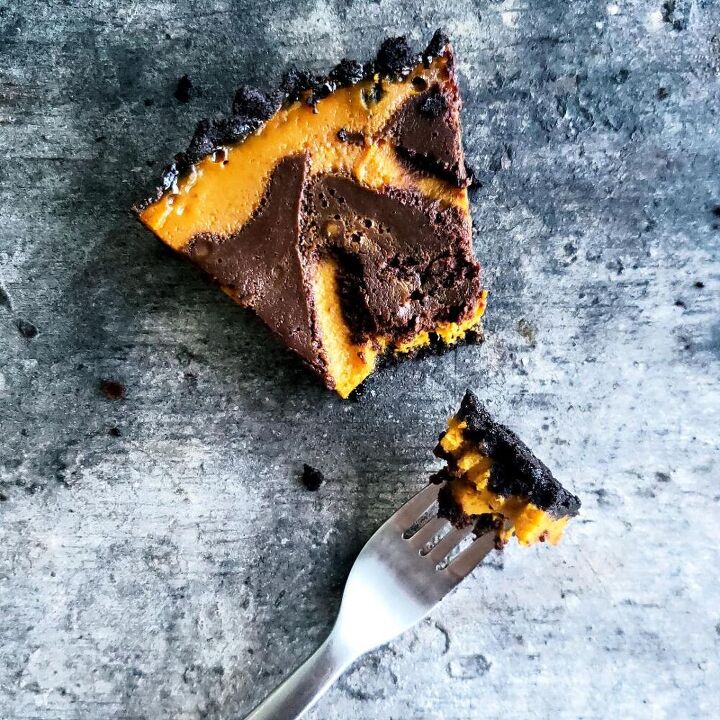 double chocolate pumpkin tart