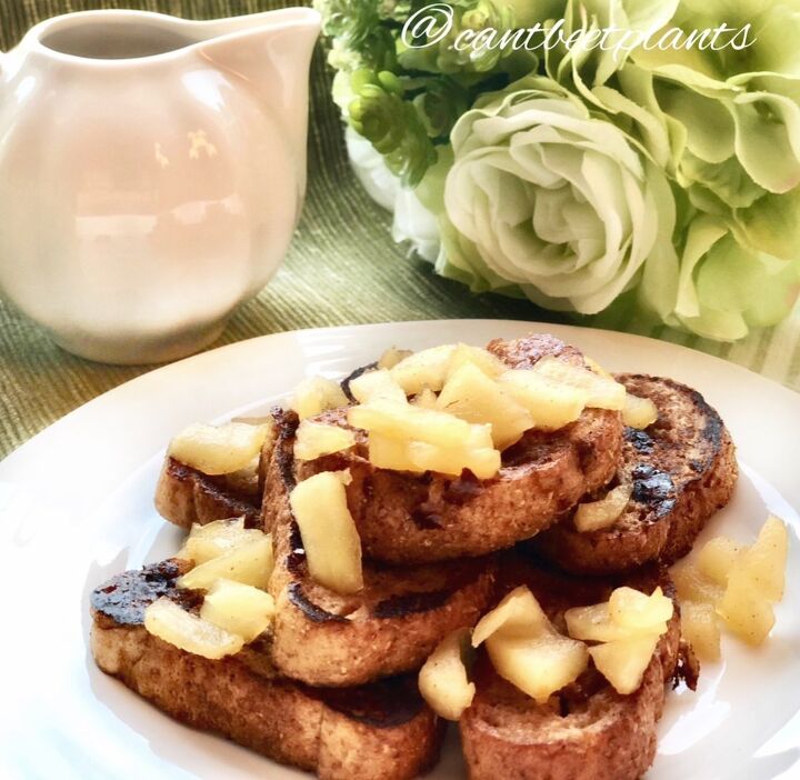 15 decadent french toast recipes to jumpstart your day, Apple Cinnamon French Toast