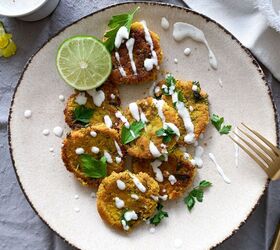 gluten free chickpea lime fritters