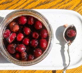 spiced pickled cranberries