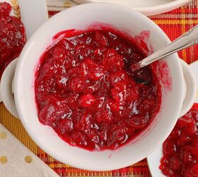 This bright & delicious cranberry sauce is so easy, you could make it on a whim