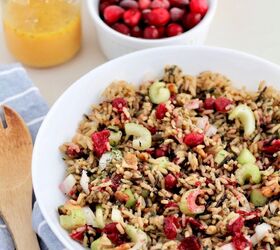 s 20 mouthwatering ways to use cranberries this season, Cranberry Apple Wild Rice Salad
