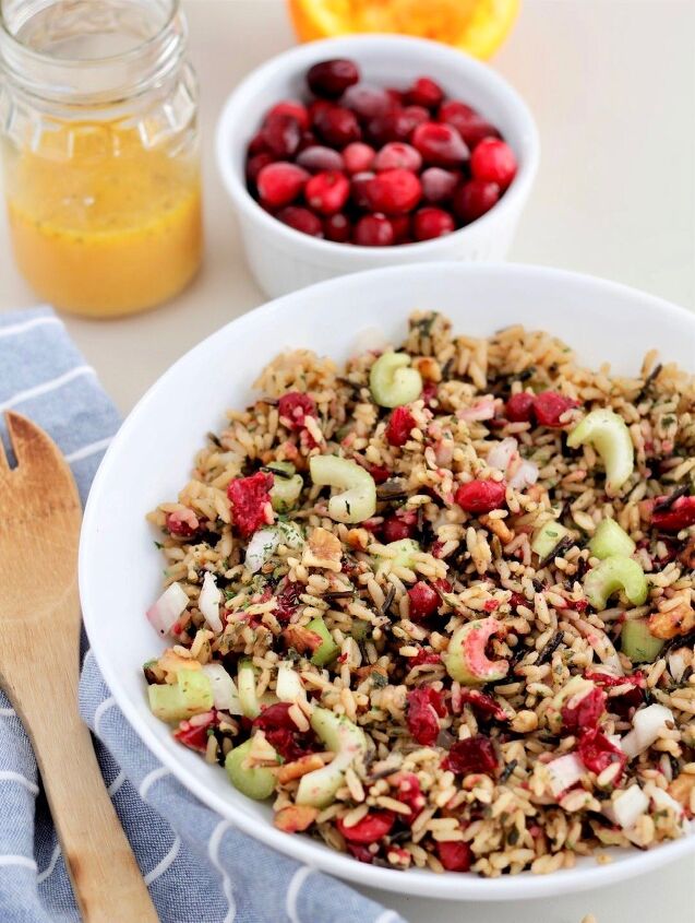 s 20 mouthwatering ways to use cranberries this season, Cranberry Apple Wild Rice Salad