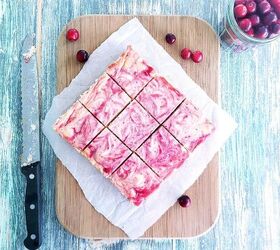 s 20 mouthwatering ways to use cranberries this season, Cranberry Cheesecake Bars