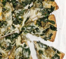 s 15 recipes that will make pizza night even better this week, The Best Spinach Artichoke Cheese White Pizza