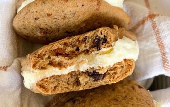 Carrot Cake Sandwich Cookies With Cream Cheese Frosting