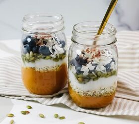 Easy Quick Healthy Breakfast Pumpkin Blueberry Parfait | Foodtalk