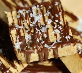s 12 low carb desserts that still taste amazing, Sea Salt Peanut Butter Bars