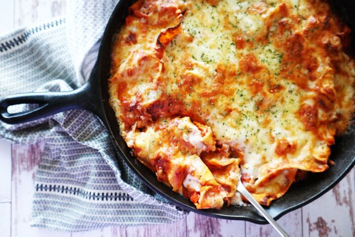 easy cheesy skillet lasagna