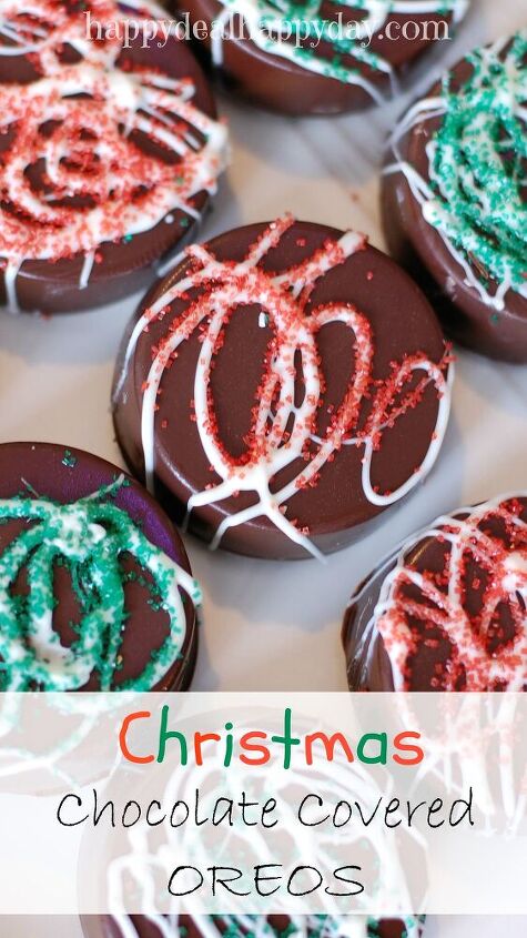 10 adorable christmas treats your grandkids will love, Christmas Chocolate Covered Oreos
